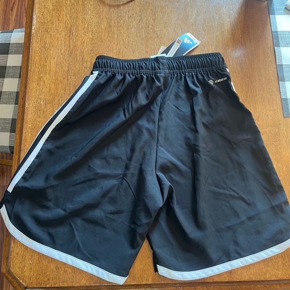 Adidas Black Shorts with White Accents - Picture 2 of 4